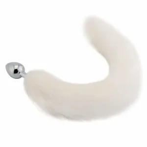 16" - 17" Pink Cat Tail Metal Plug