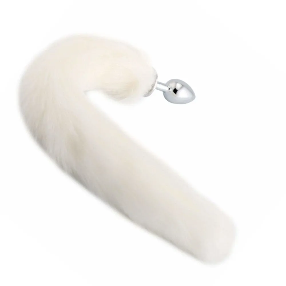 16" - 17" Pink Cat Tail Metal Plug