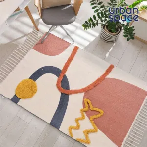 3D Tufted Boho Door Mat with tassels - Tufrugs_002