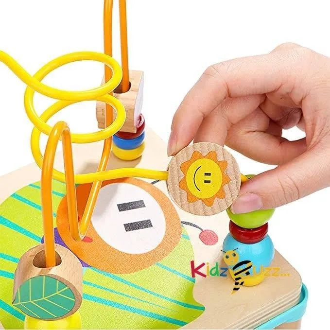 5-in-1 Wooden Activity Cube Kids Toy New 1   Years