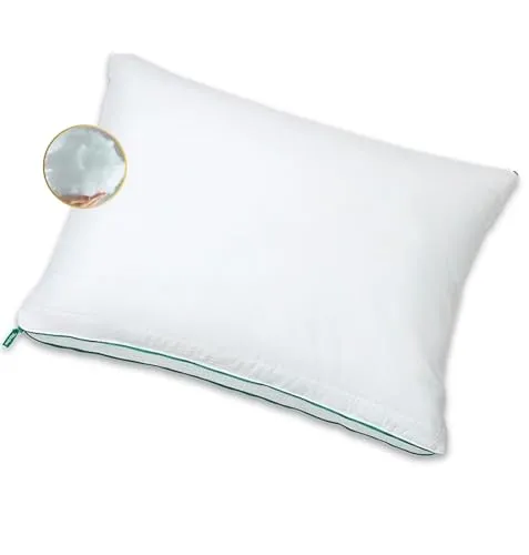 9villa Microfiber Hybrid Pillow with Adjustable Zipper-Provides Back and Neck Pain Relief - Ideal Back, Stomach and Side Sleeper Pillow - Cooling-Infused Pillow (Size, 27x18 inches) Set of (4)