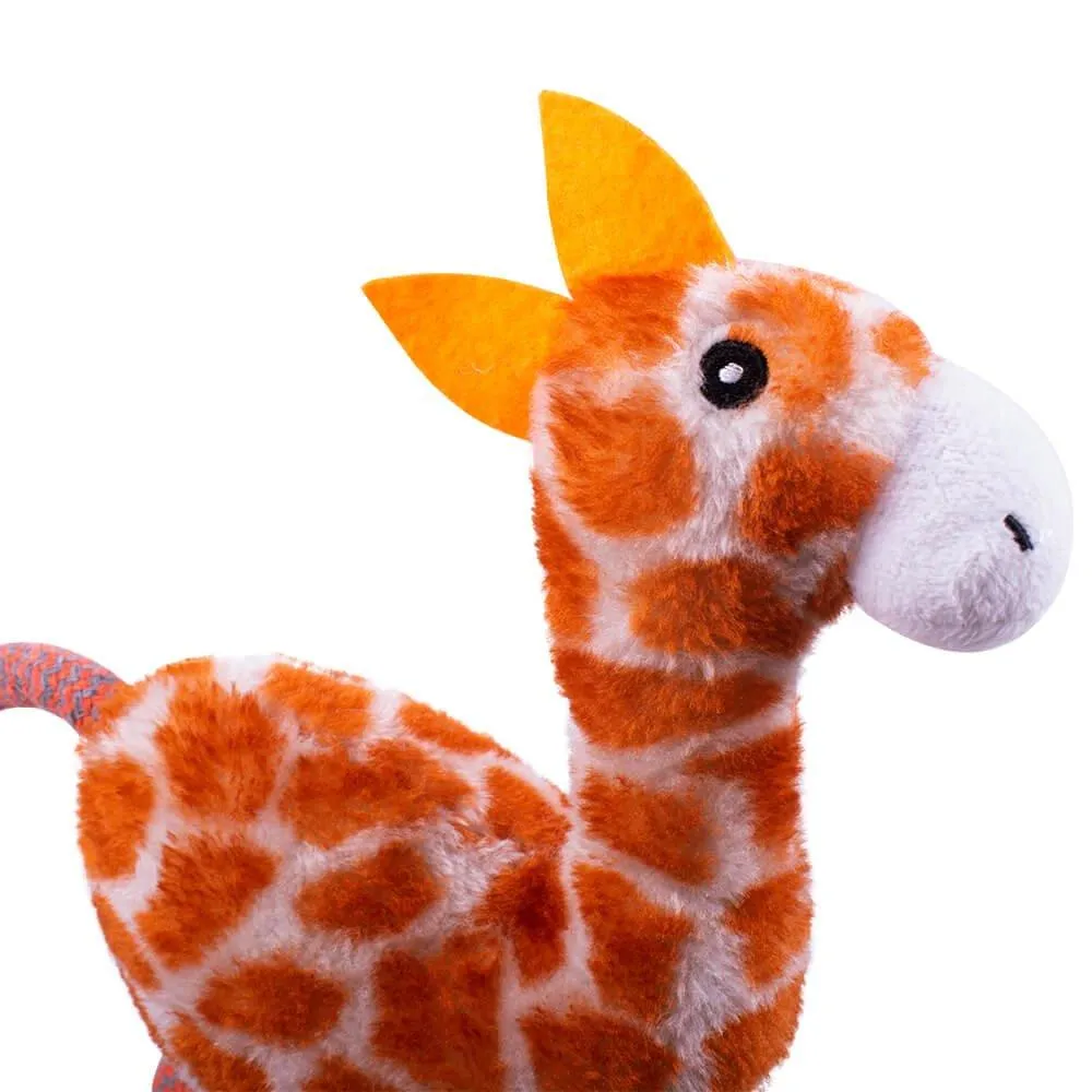 AllPetSolutions Giraffe Plush Dog Toy