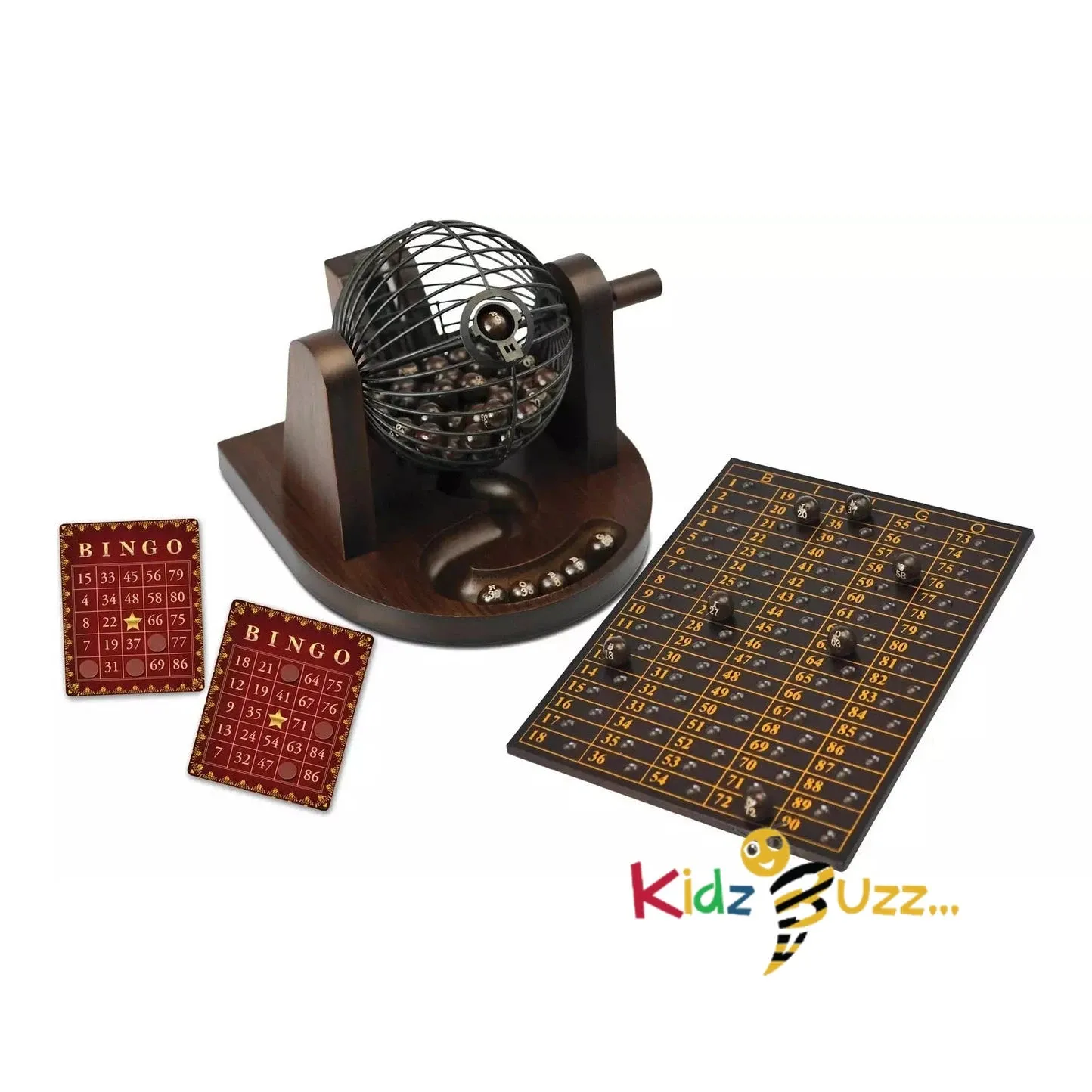 Ambassador Craftsman Wood Veneer Deluxe Bingo