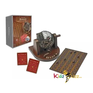 Ambassador Craftsman Wood Veneer Deluxe Bingo