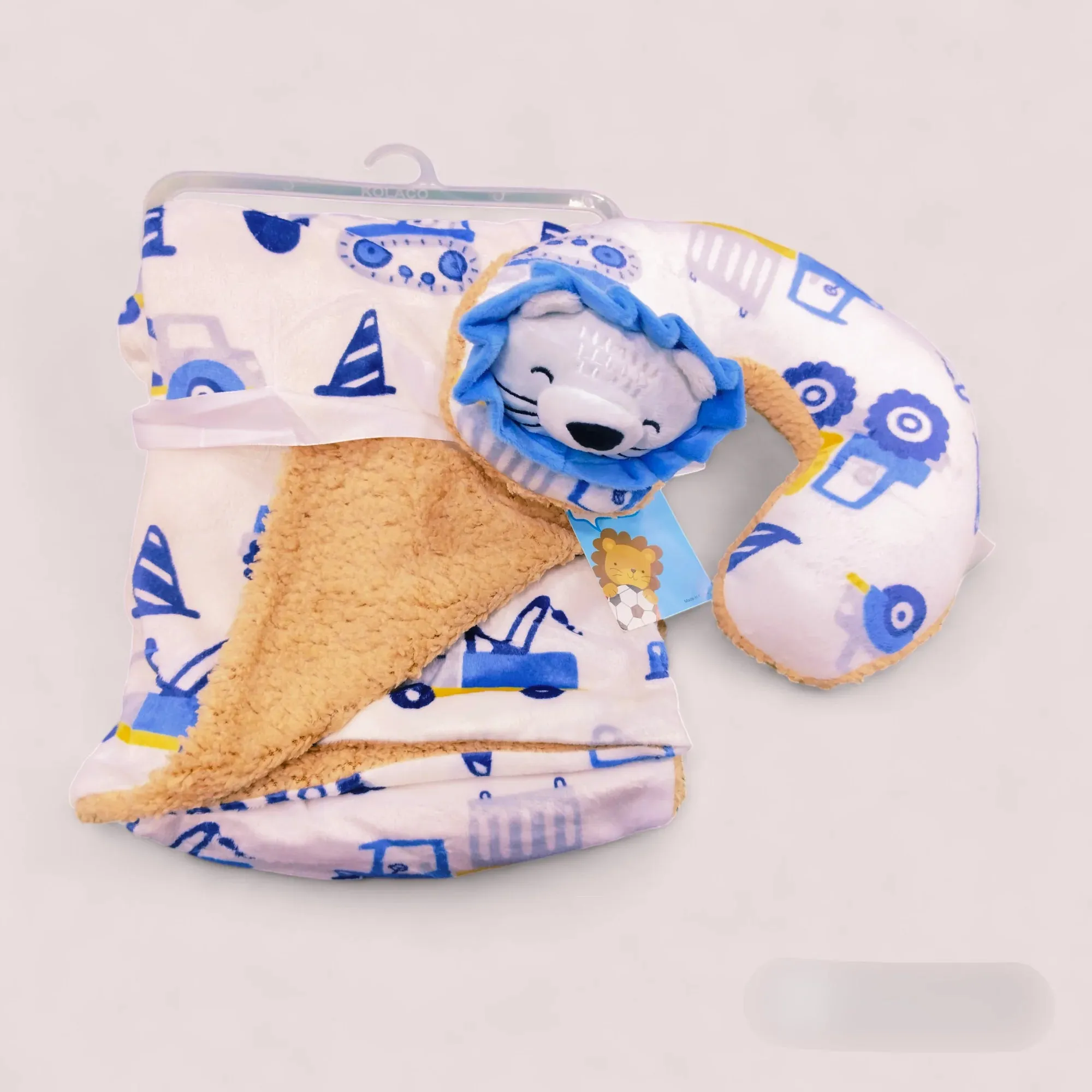 Baby blanket with pillow