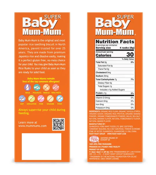 Baby Mum-Mum Organic Super Tropical