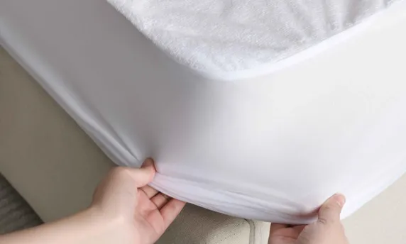 Bamboo Sleep Saver: Mattress Protector   2 Foam Pillows
