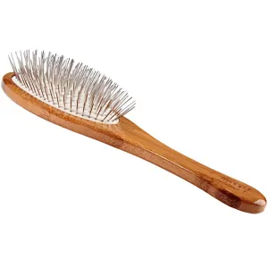 Bass Brushes Style & Detangle Dark Finish Brush For Cats & Dogs (Large)