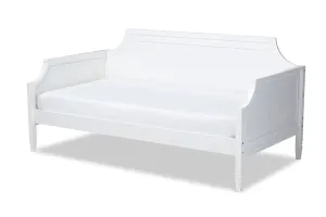 Brady White Finished Wood Twin Size Daybed