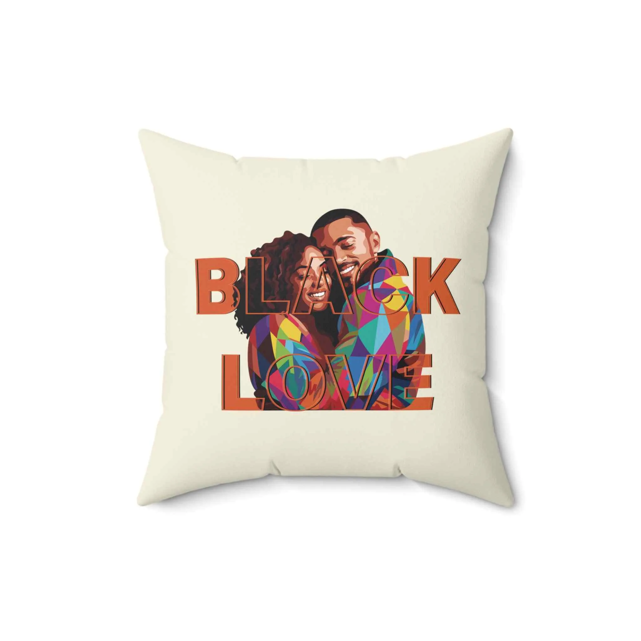 Caramel Cuddles - All Shades of Love - Square Pillow & Cover