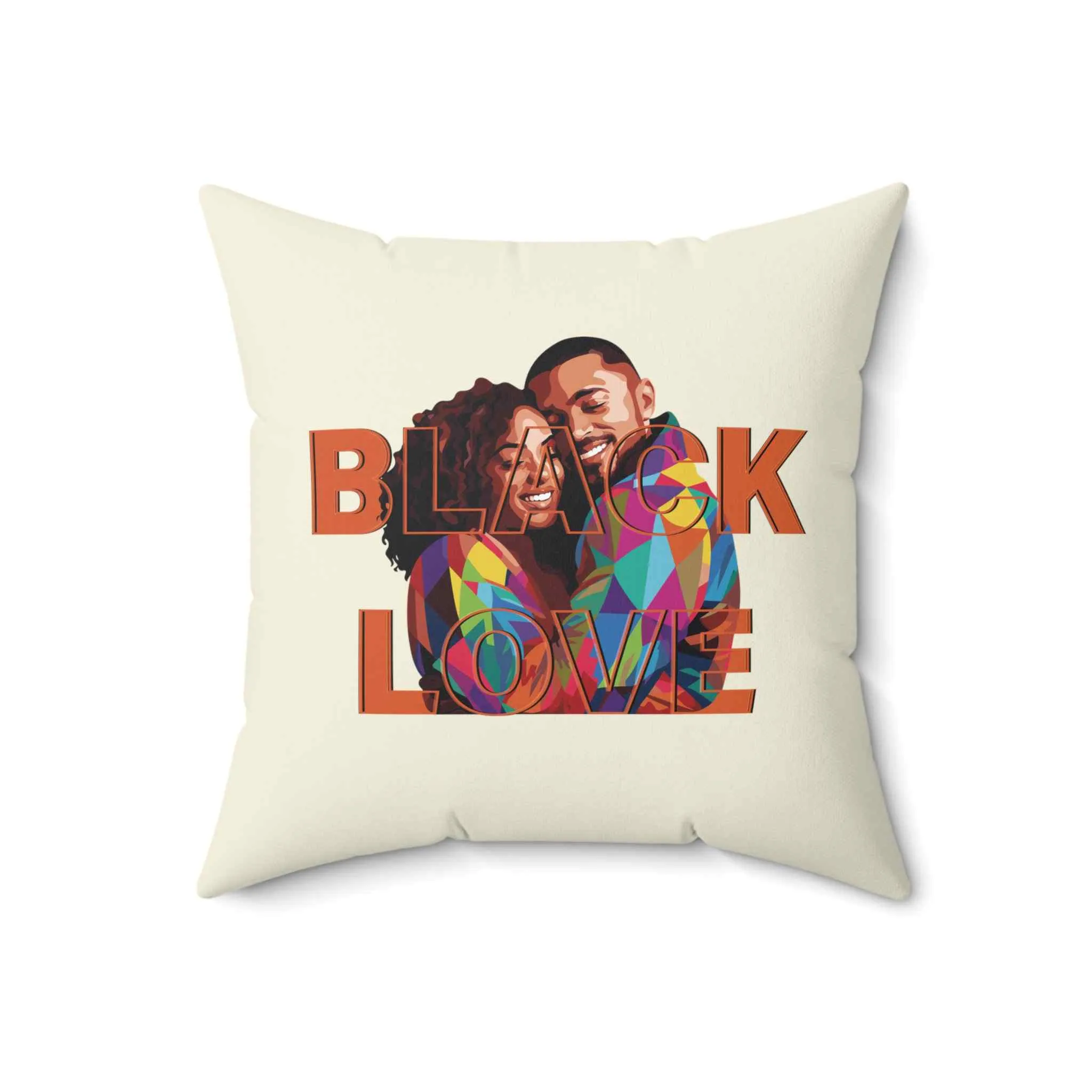 Caramel Cuddles - All Shades of Love - Square Pillow & Cover