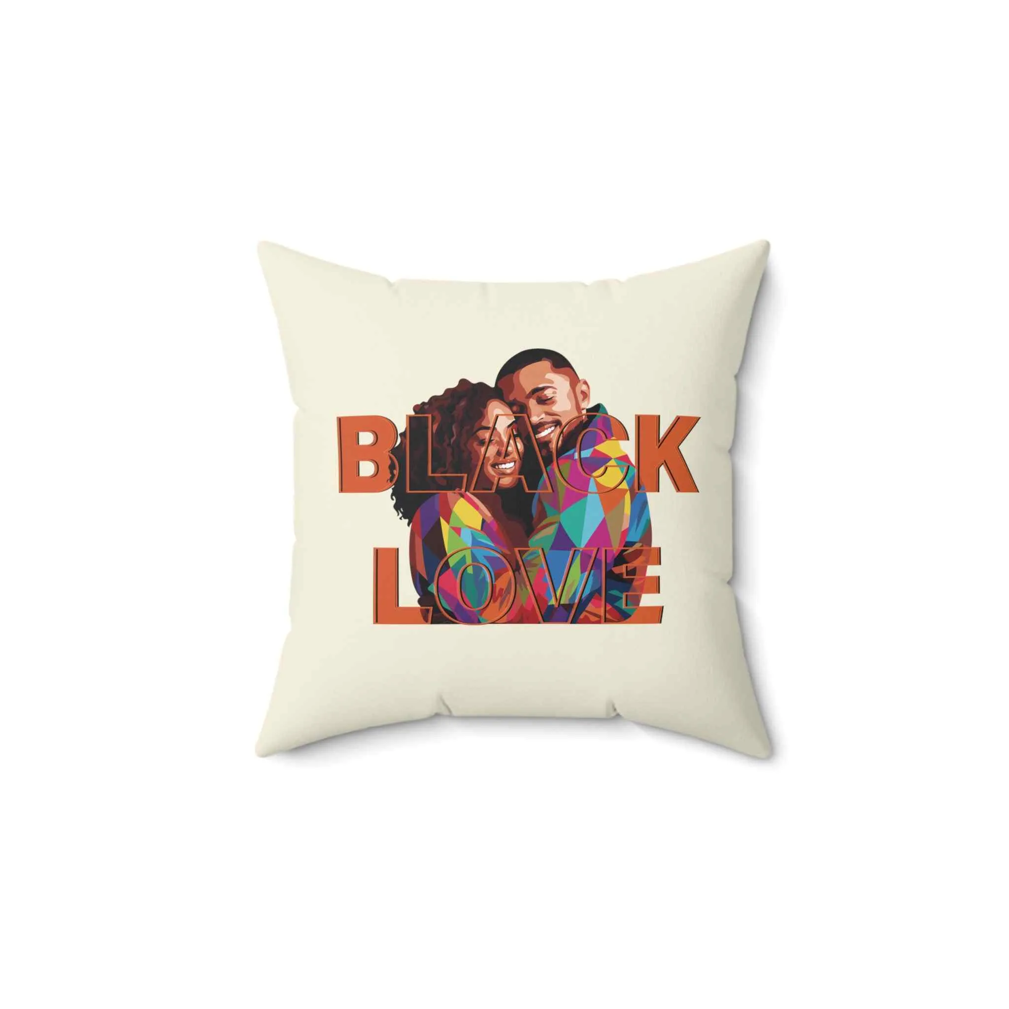 Caramel Cuddles - All Shades of Love - Square Pillow & Cover
