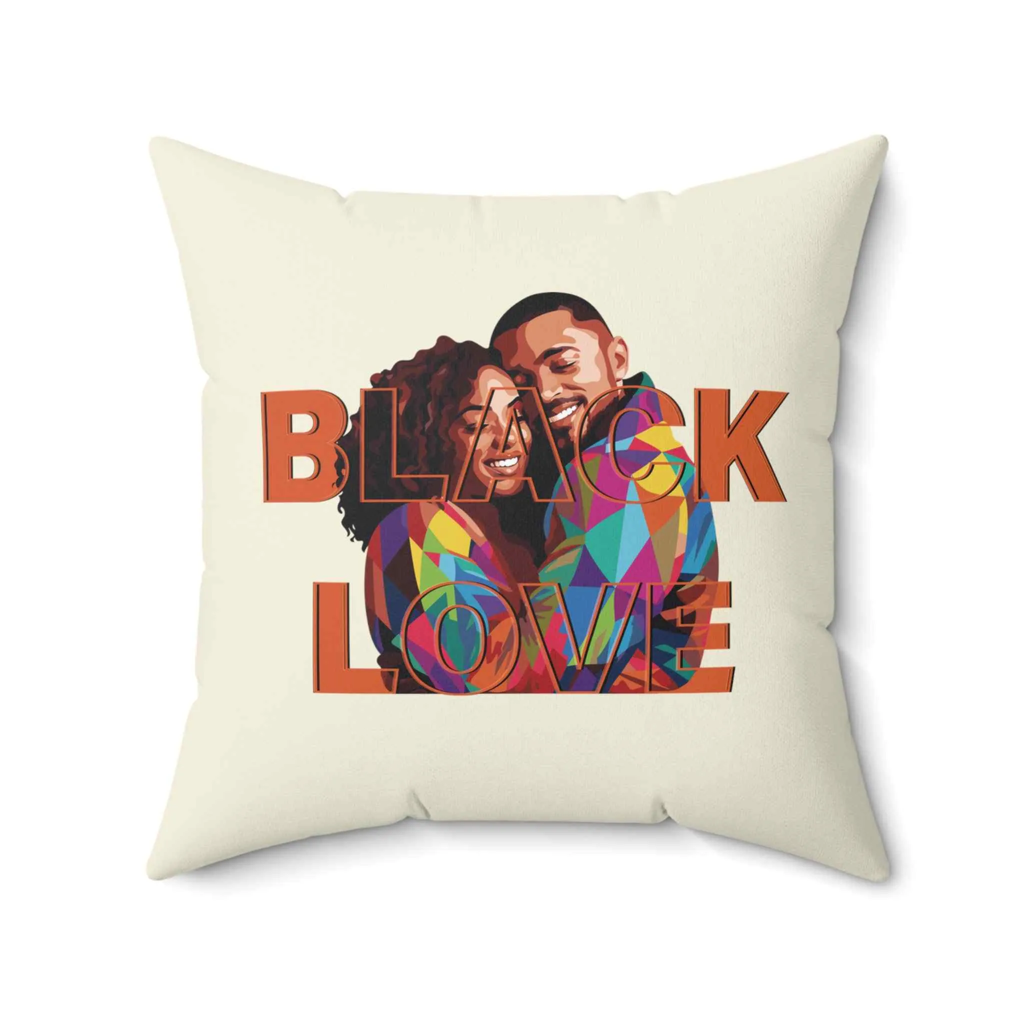 Caramel Cuddles - All Shades of Love - Square Pillow & Cover