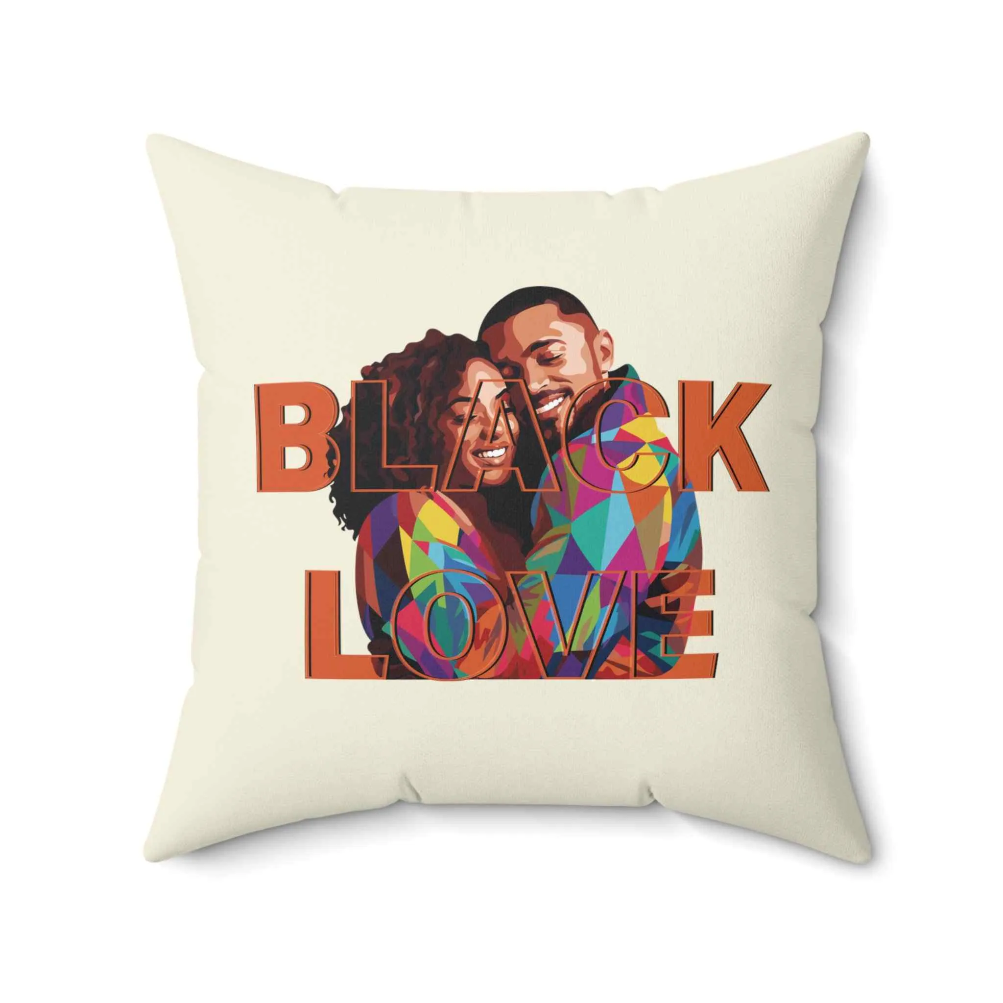 Caramel Cuddles - All Shades of Love - Square Pillow & Cover