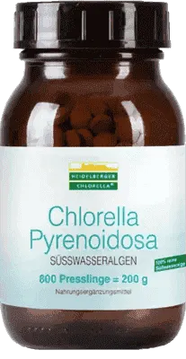 CHLORELLA PYRENOIDOSA, Zinc pellets
