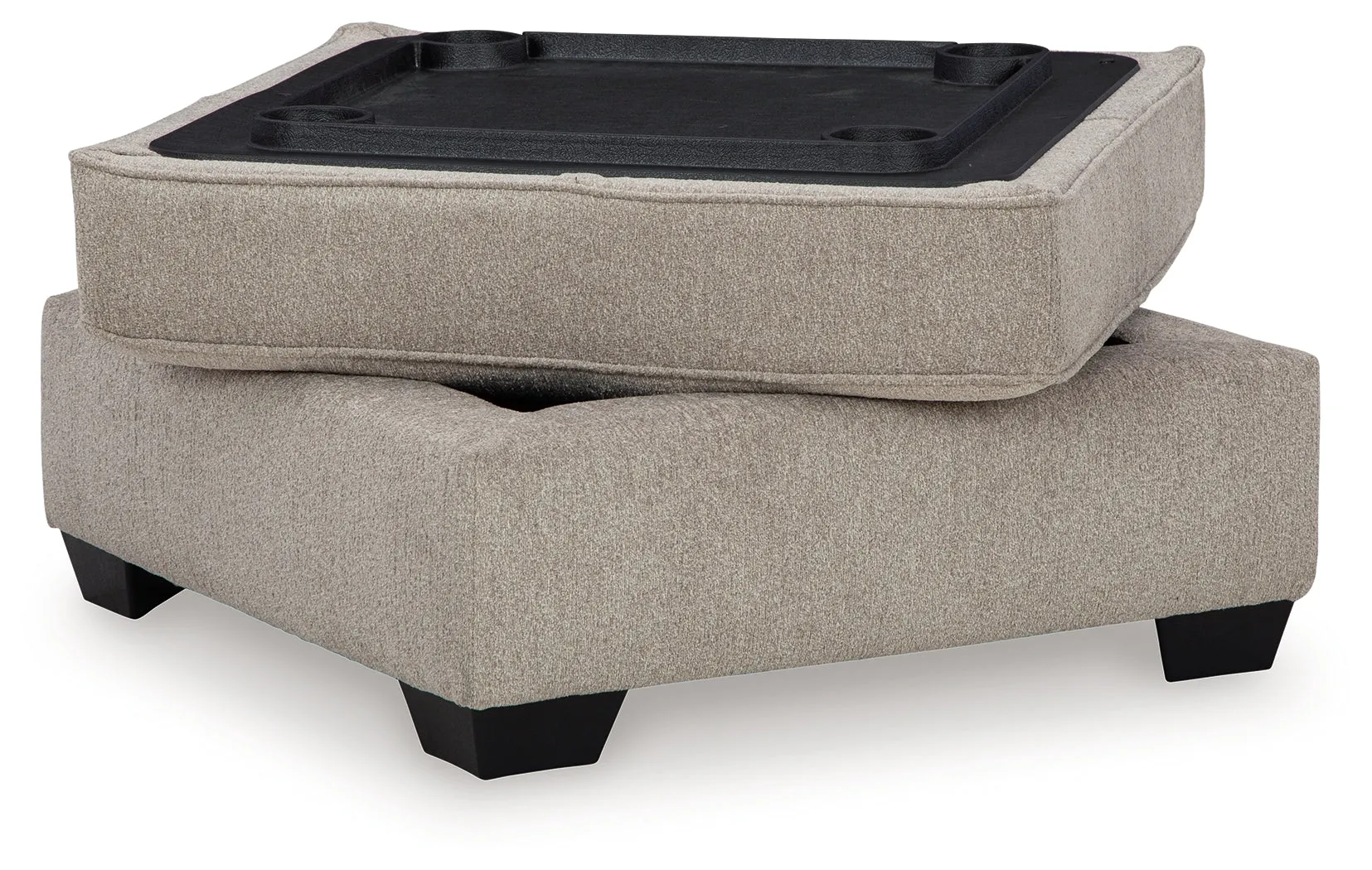 Claireah 3-Piece Sectional with Ottoman in Umber