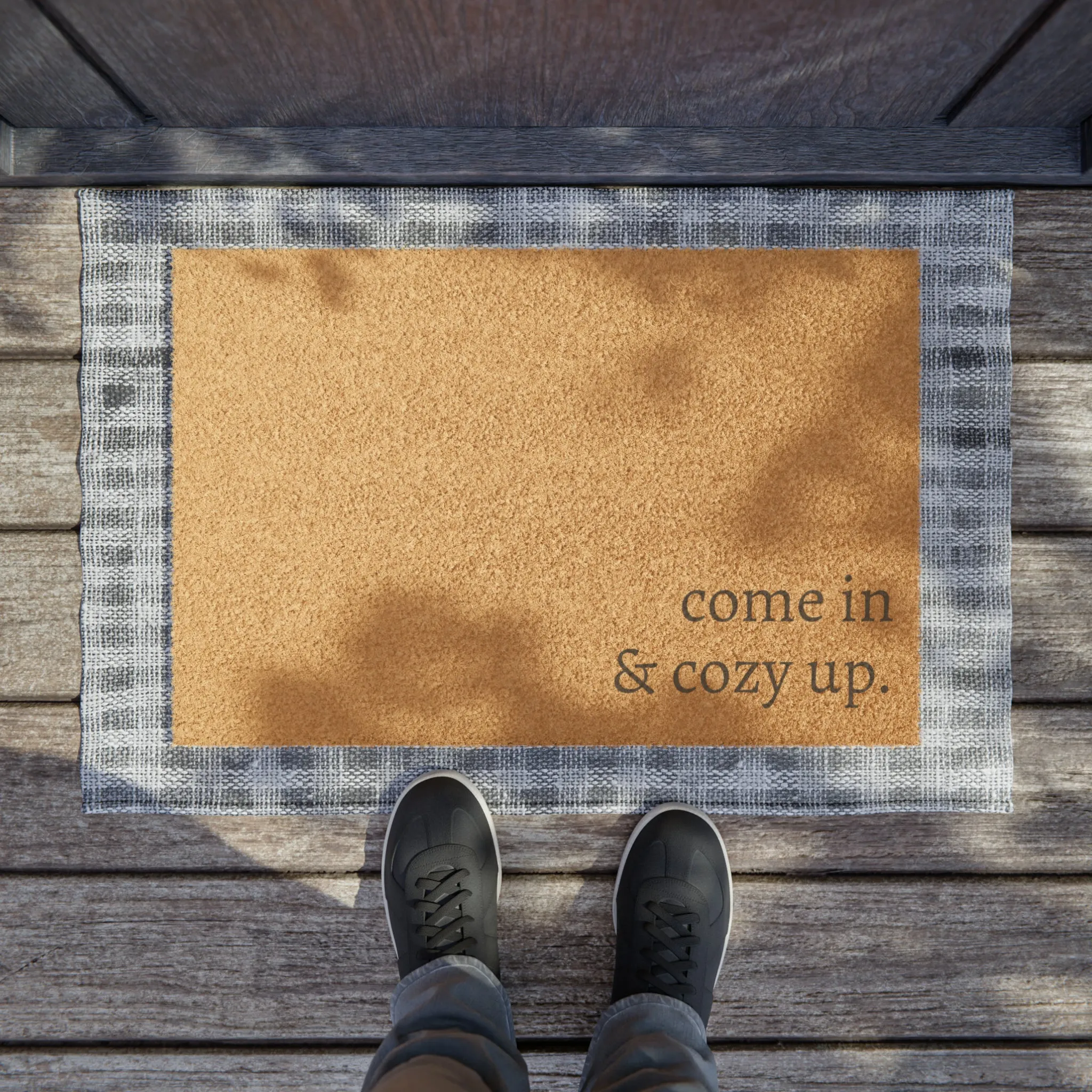 Come in and cozy up Doormat