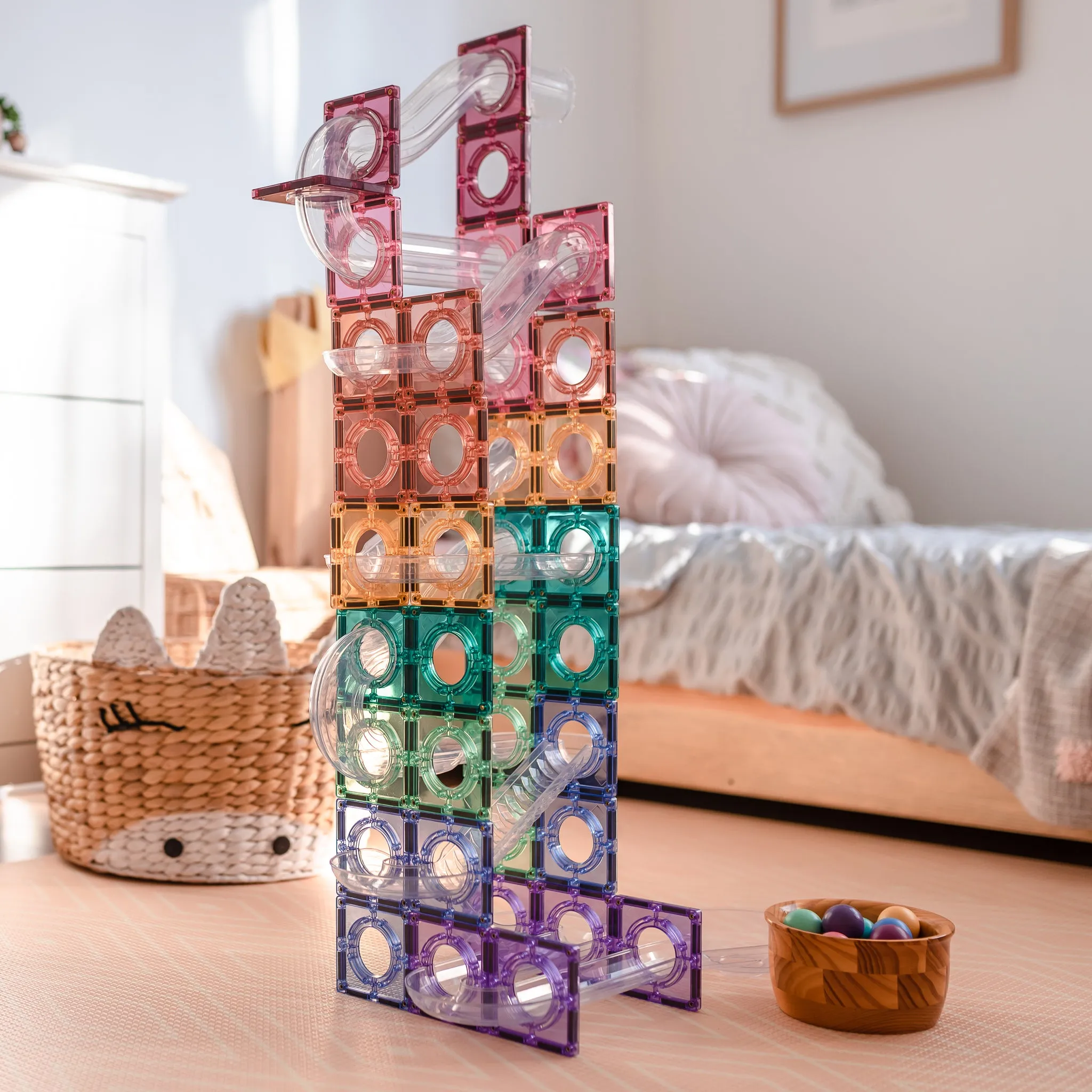 Connetix - Pastel Ball Run 106pcs
