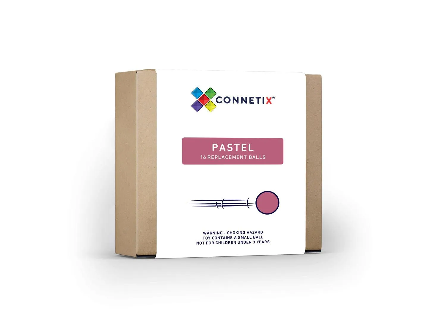 Connetix Tiles Pastel Ball Run 106 Piece Pack 3yrs 