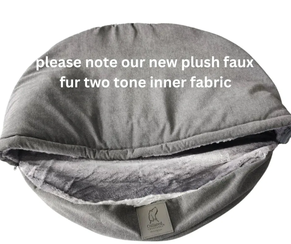 Dog Cave Bed Removable Hood