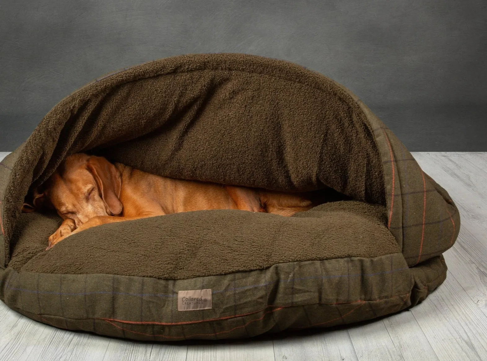 Dog Cave Bed Removable Hood