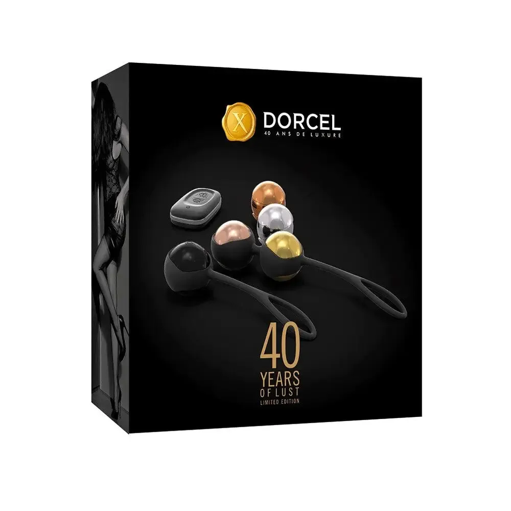 Dorcel Silicone Black Rechargeable Remote Controlled Orgasm Balls