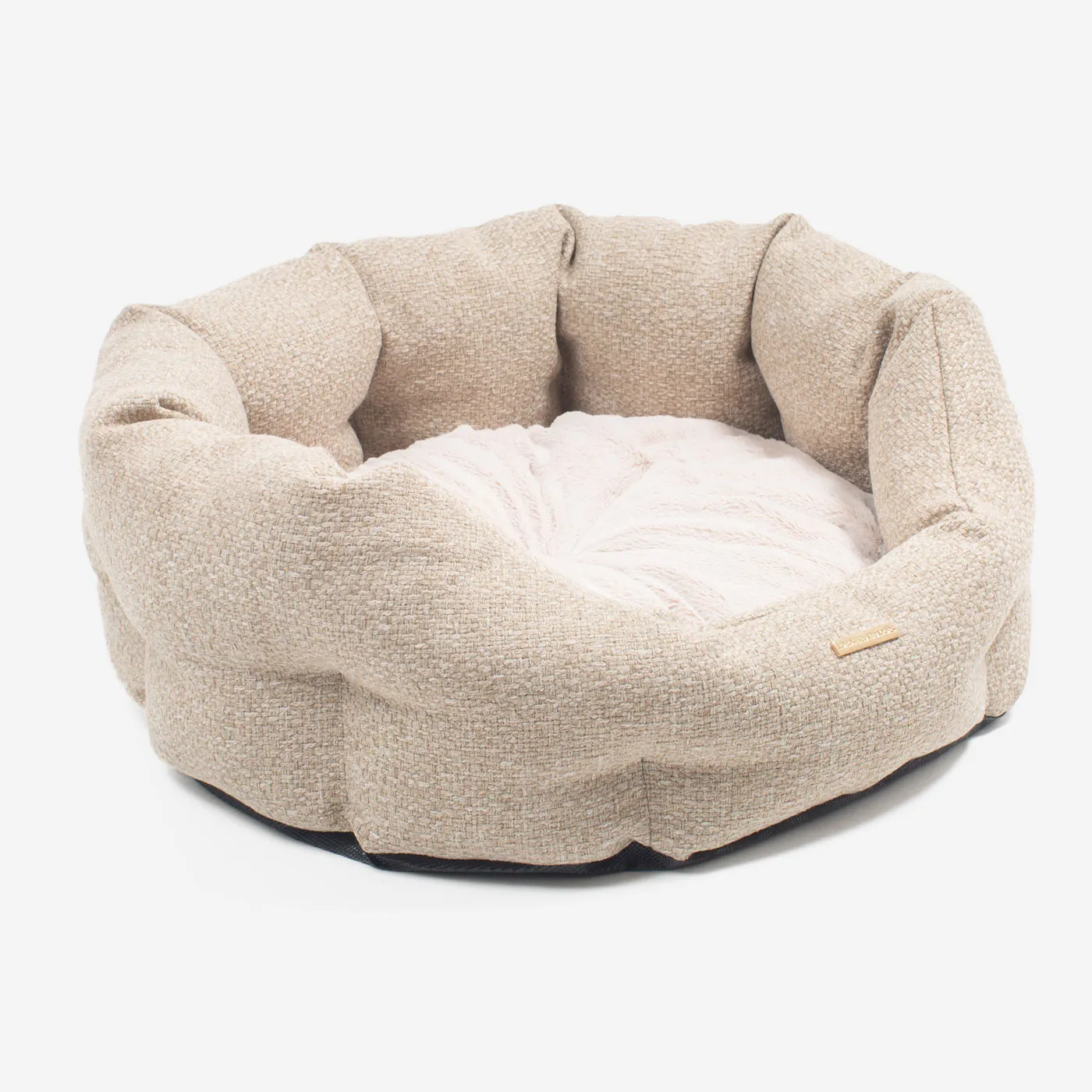 Essentials Herdwick Oval Bed in Sandstone by Lords & Labradors