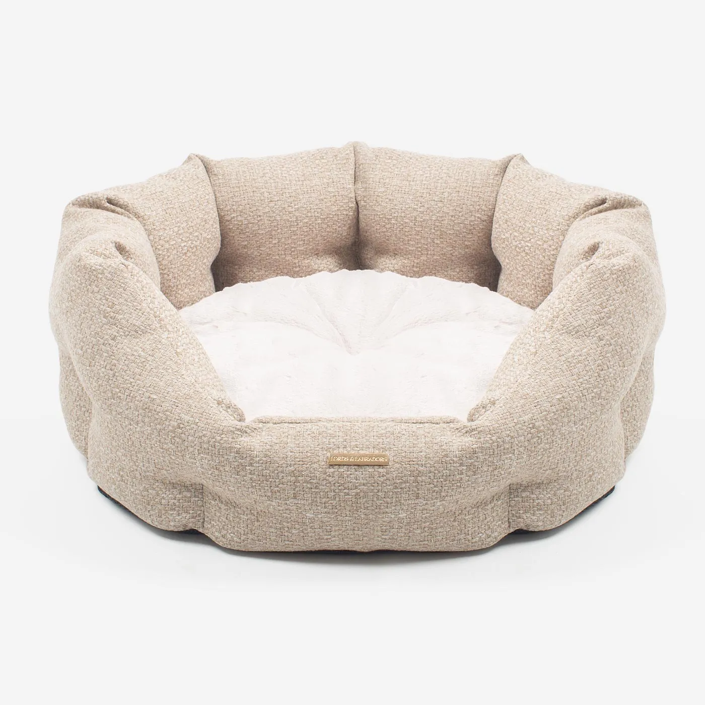 Essentials Herdwick Oval Bed in Sandstone by Lords & Labradors