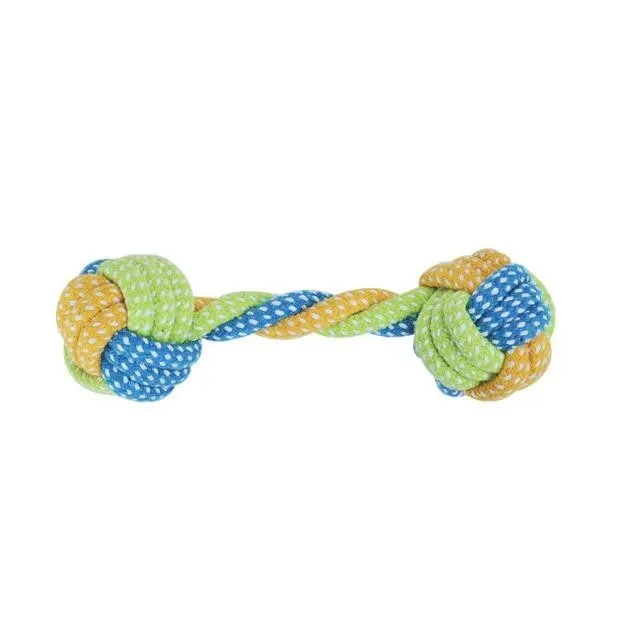 Evergreen Dog Toys/Pull Rope Tug Ball Chew Puppy Toy