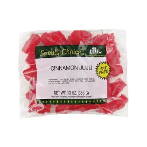 Family Choice 1154 Juju Bear Candy, Cinnamon Flavor, 11.5 oz
