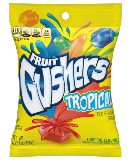 Fruit Gushers Tropical 4.25oz
