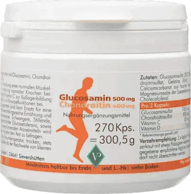 GLUCOSAMINE 500 mg   chondroitin 400 mg capsules