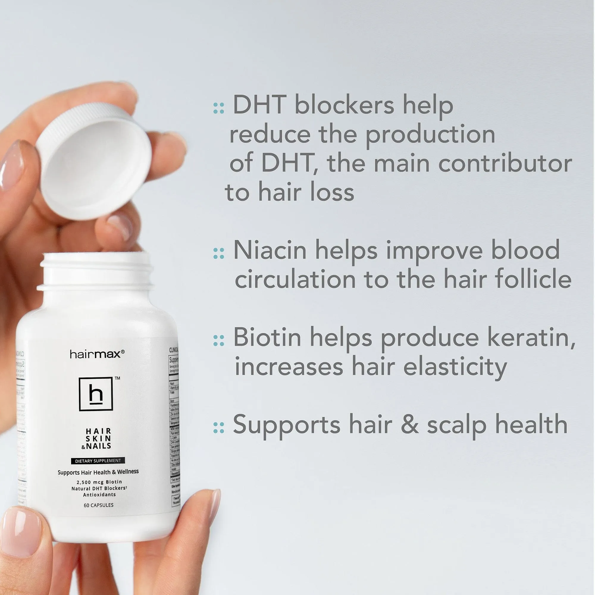 Hairmax Hair, Skin & Nail Supplements
