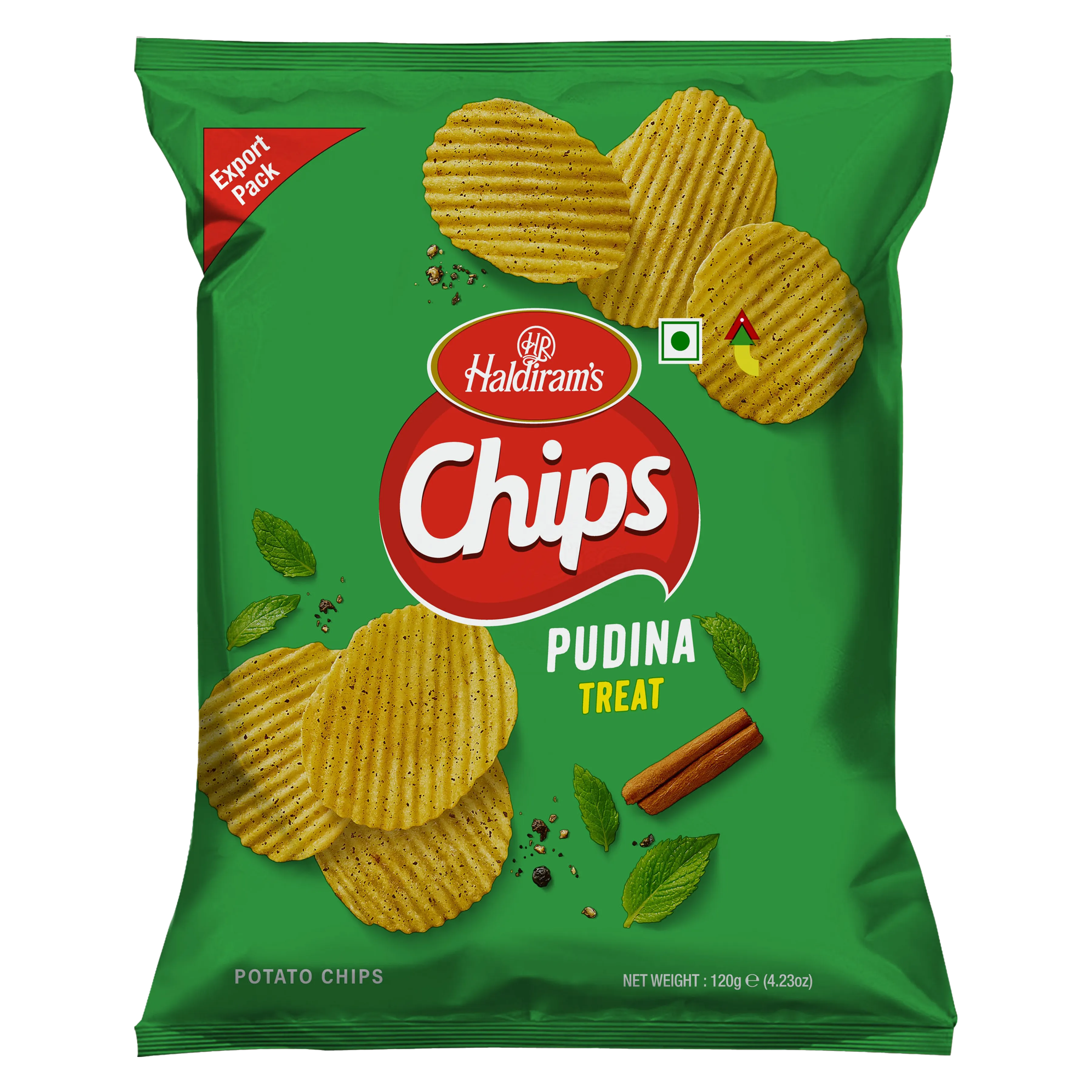 Haldiram Pudina Treat Chips - 120gm