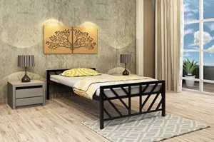 Homdec Orion Space Saving Foldable Metal Single Bed