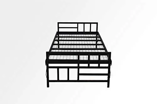 Homdec Scorpius Space Saving Foldable Metal Single Bed