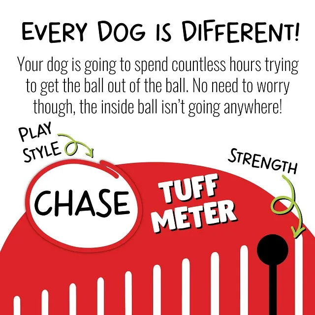 Jolly Pets Teaser Ball, Blue 6-inch