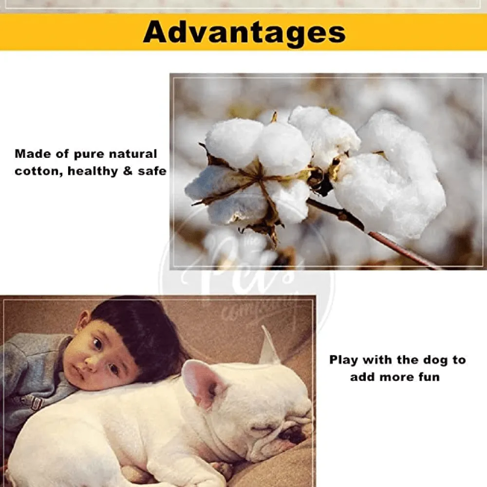 Kiki N Pooch 2 Knot Cotton Rope Toy for Dogs