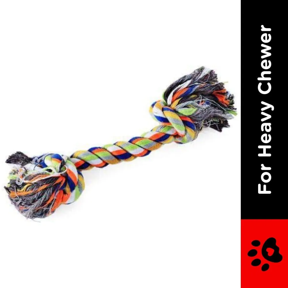 Kiki N Pooch 2 Knot Cotton Rope Toy for Dogs