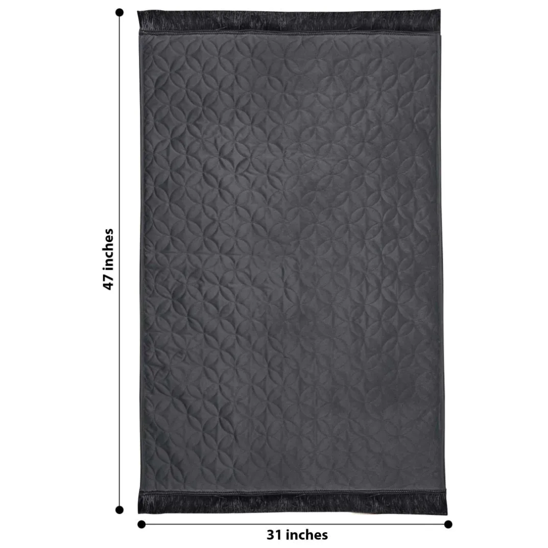 Luxury Velvet Embossed Prayer Mat/Jaye Namaz