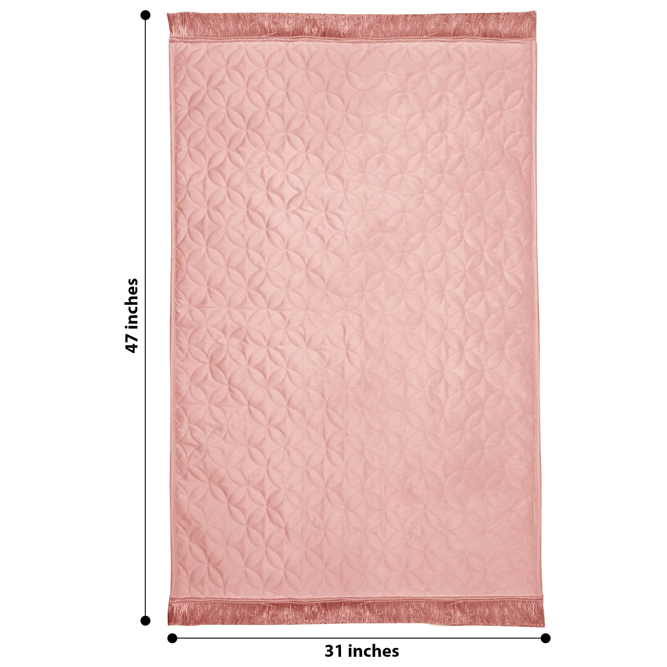 Luxury Velvet Embossed Prayer Mat/Jaye Namaz