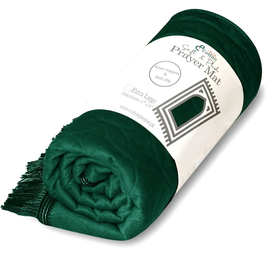 Luxury Velvet Embossed Prayer Mat/Jaye Namaz