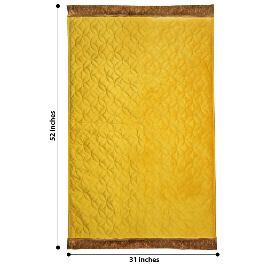 Luxury Velvet Embossed Prayer Mat/Jaye Namaz