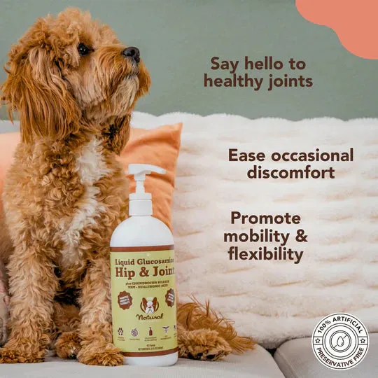 Natural Dog Company Hip & Joint (Liquid Glucosamine) Dog Supplements - Wholesale