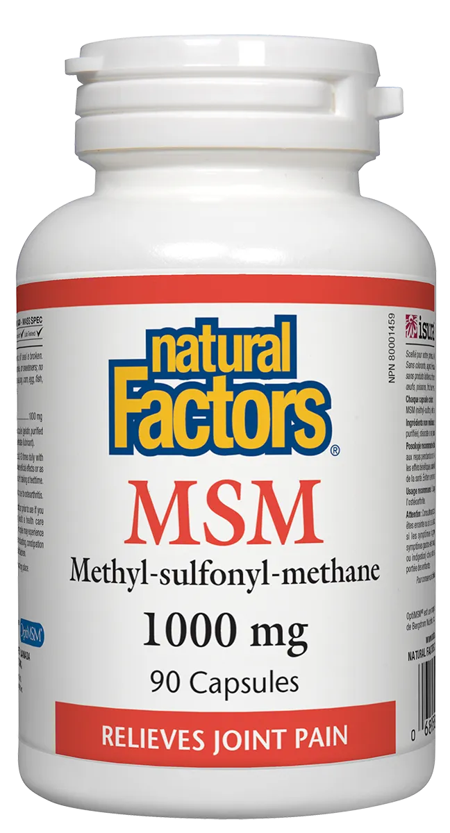 Natural Factors MSM (90 Capsules)