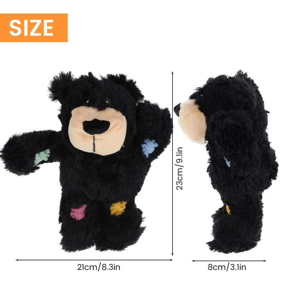 Patch The Bear - Dog Toy With Hard Wearing Internal Ropes