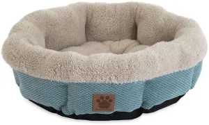 Precision Pet Snoozzy Mod Chic 12 Inch Round Pet Bed Teal - 1 count