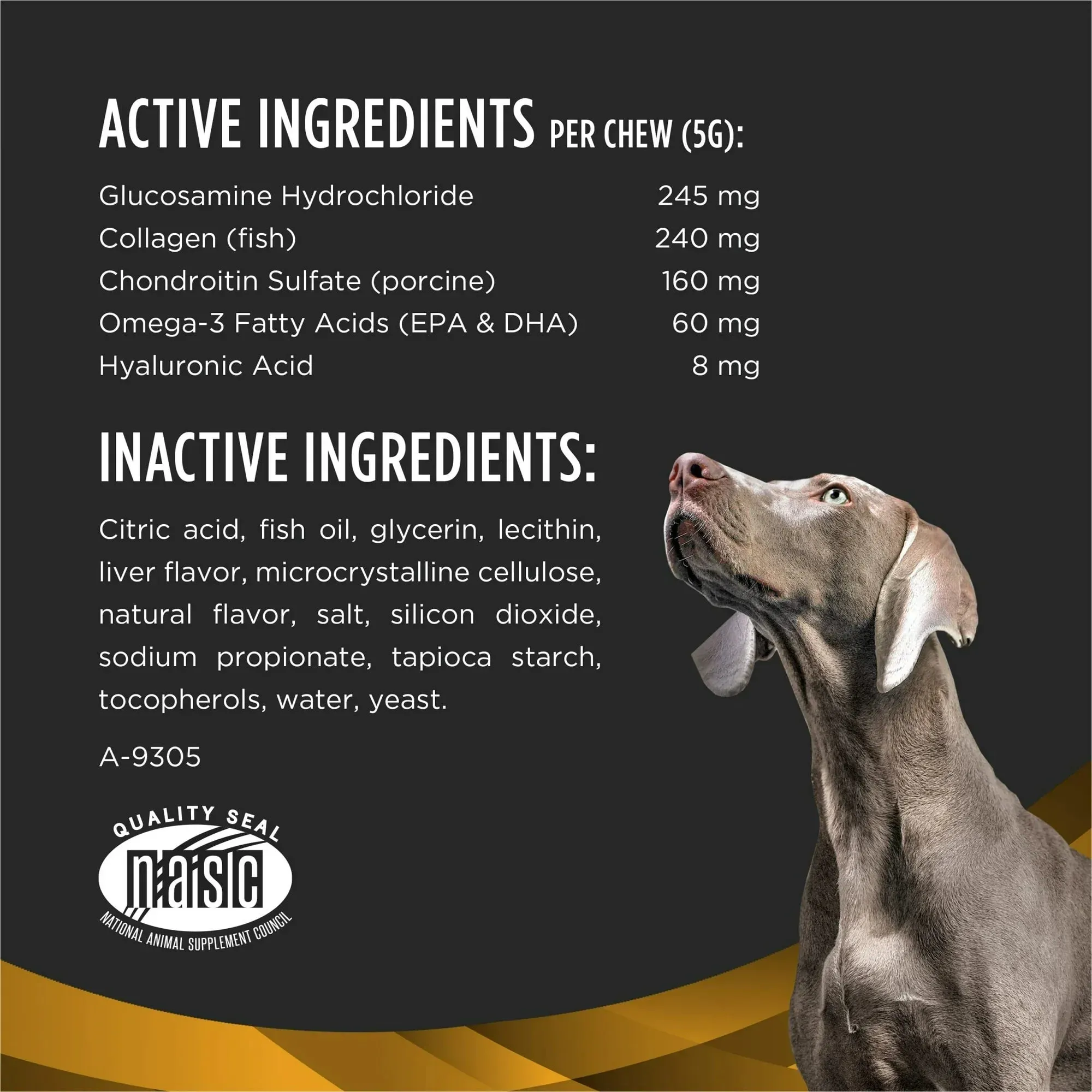 Purina Pro Plan Veterinary Joint Care Joint Supplement for Small Breed Dogs Hip and Joint Supplement - 3 x 2.65oz (90 chews)