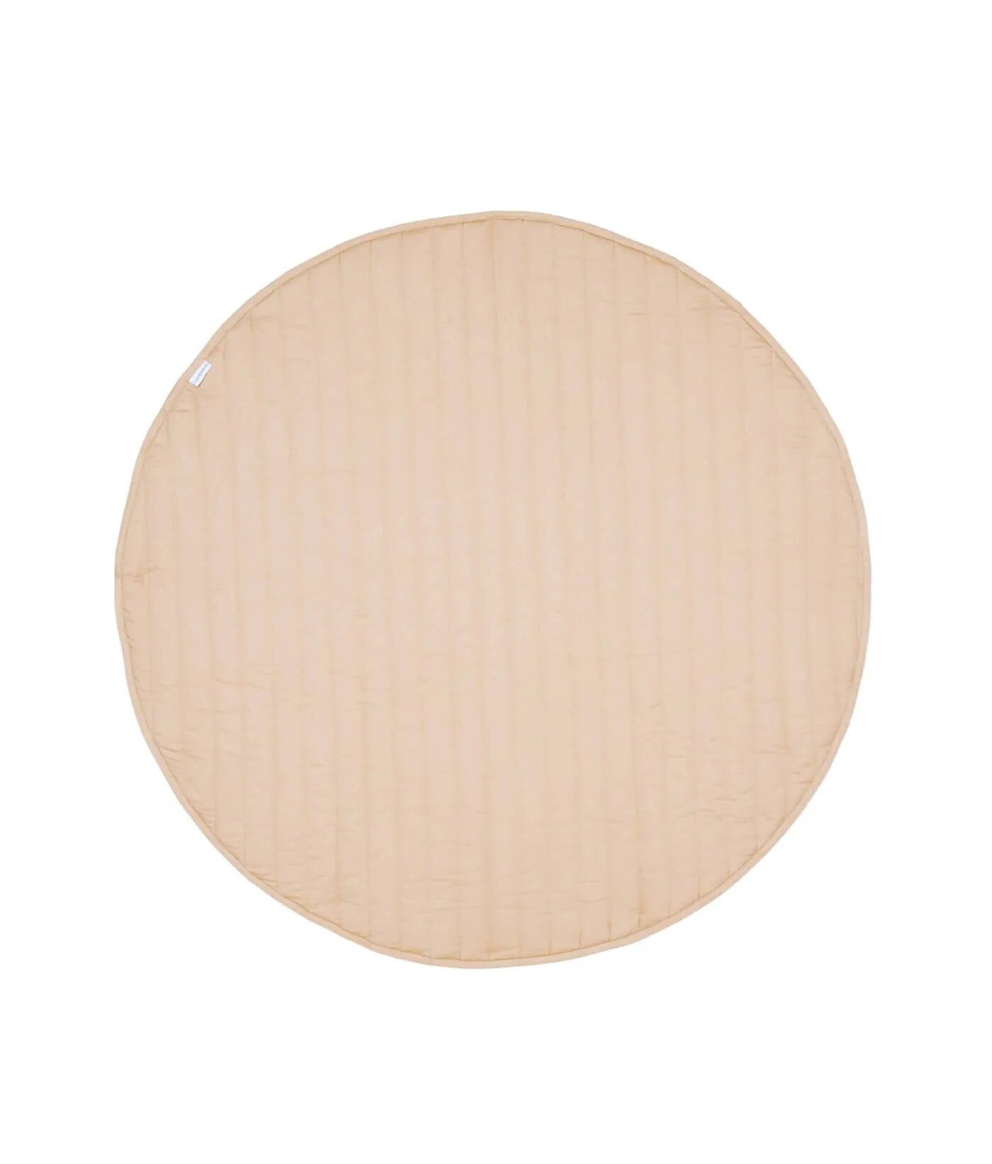 Quilted Cotton Reversible Playmats | Stripes - Sandstone