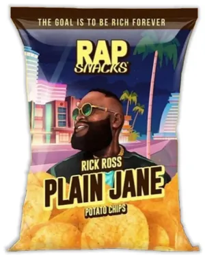 Rap Snacks Rick Ross Plain Jane Potato Chips 2.5oz